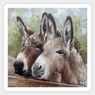 Two Donkeys (2023) Sticker